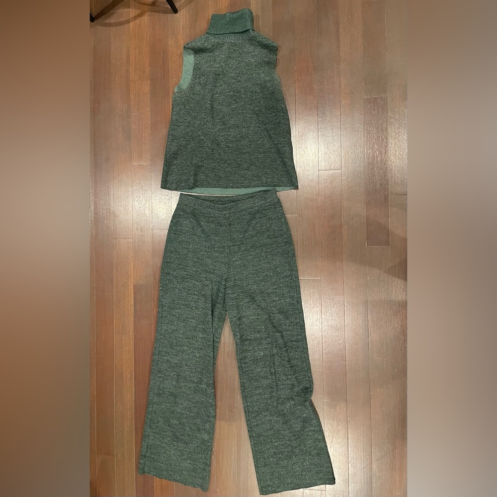 Zara green two piece